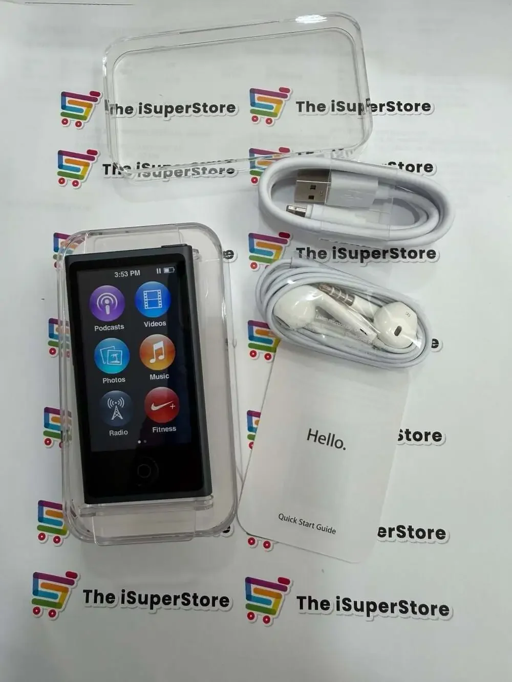 Refurbished Apple iPod Nano 7th Generation 16GB Slate MP3 Player 1 YR Warranty